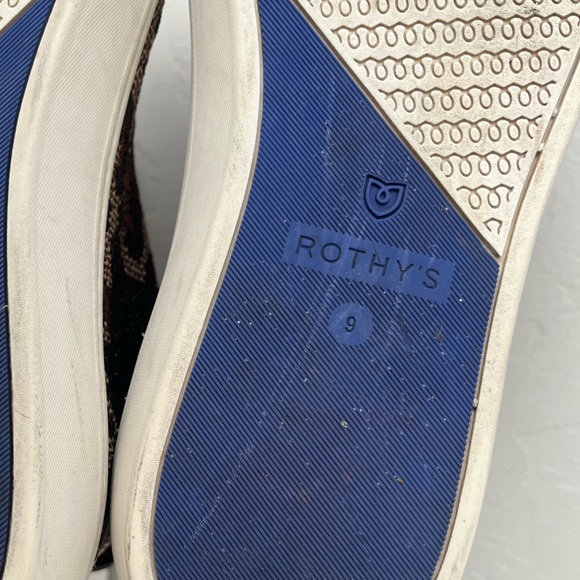 Rothy’s wildcat leopard print Chelsea slip on Sneakers 9 - Picture 7 of 11